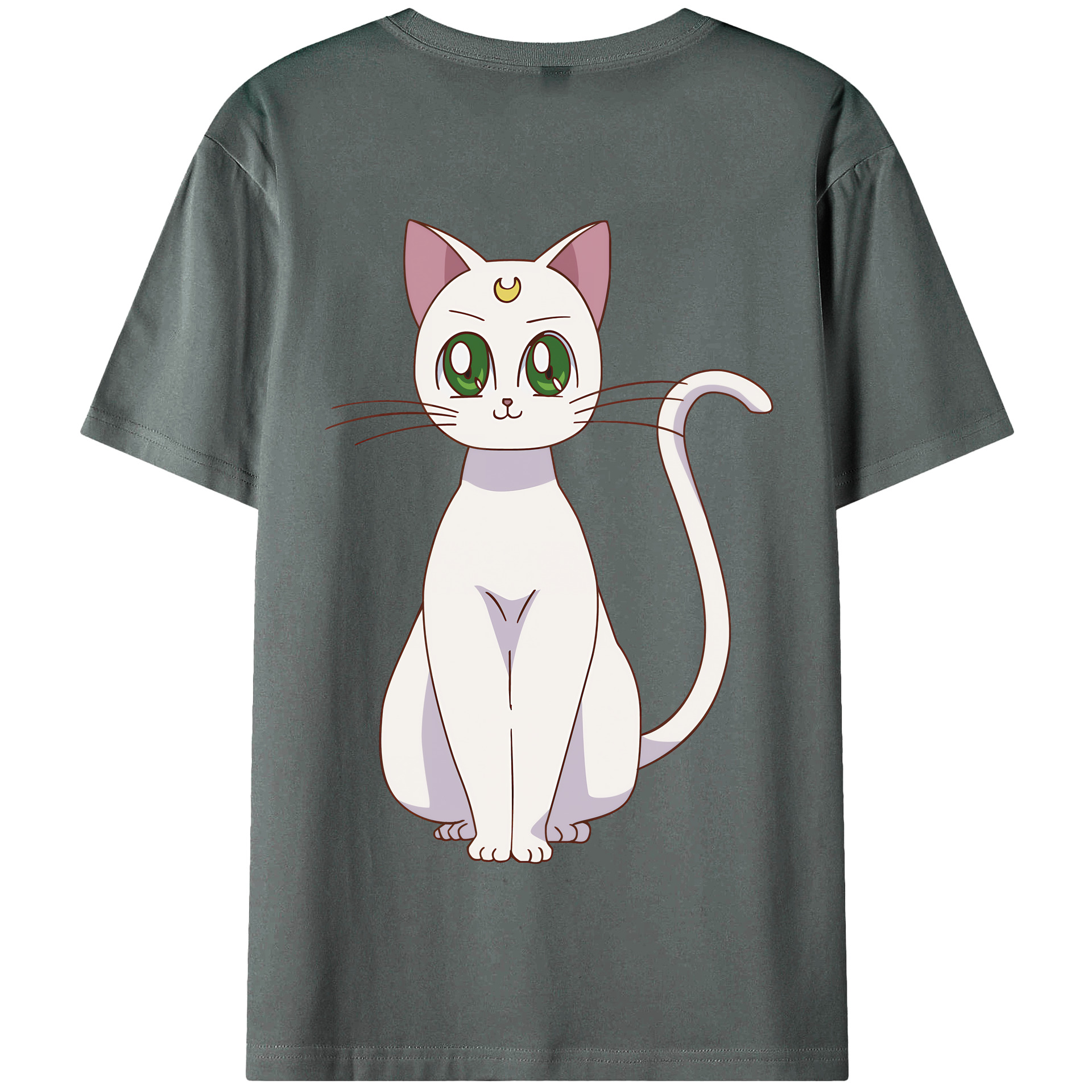 （画像用） 美少女戦士セーラームーン Sailor Moon 綿100％半袖Tシャツ（背面プリント）